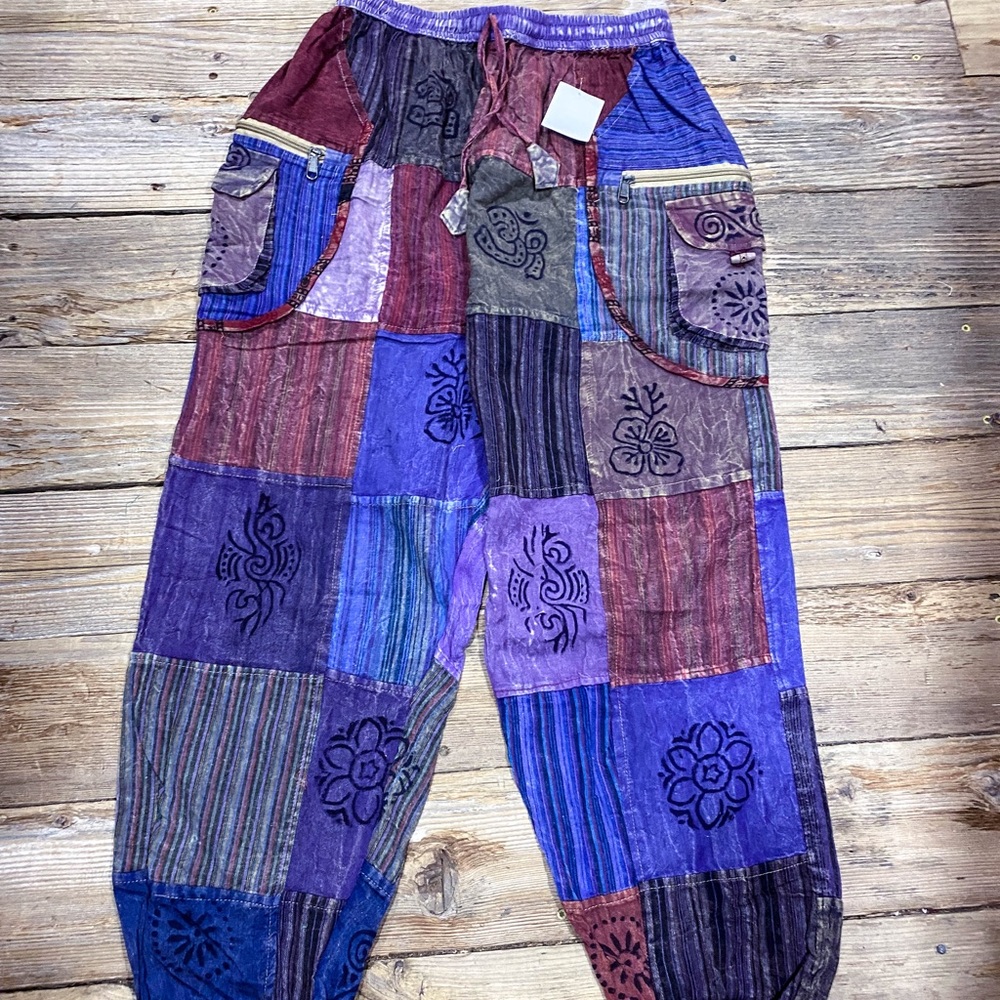 Hippie patchwork pants